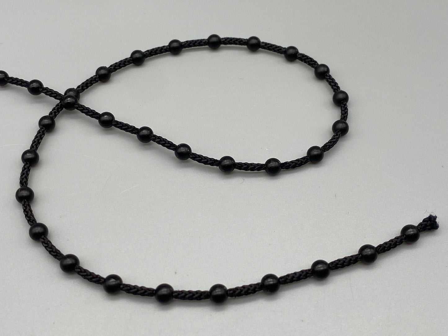 Black Plastic Chain for Vertical Blinds - No.10 Bead Size: 4.5mm + Free Connector - Parts4Blinds