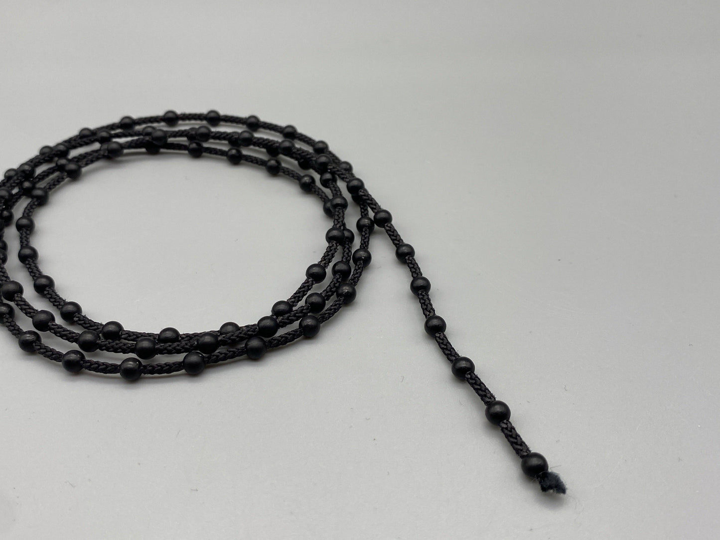 Black Plastic Chain for Vertical Blinds - No.10 Bead Size: 4.5mm + Free Connector - Parts4Blinds